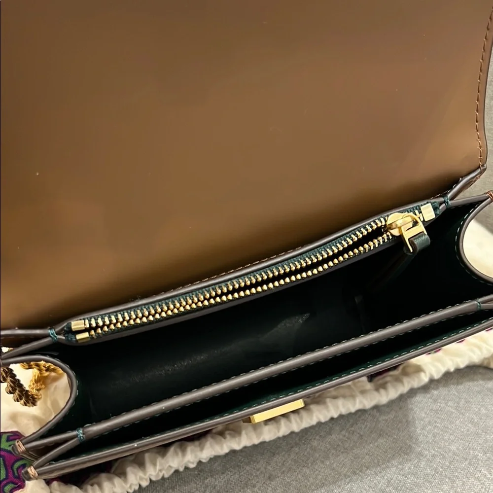 Tory Burch Brown Eleanor bag - Picture 4 of 7